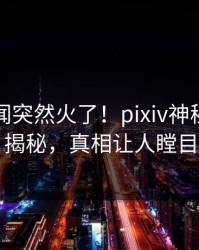 刚刚丑闻突然火了！pixiv神秘人居然揭秘，真相让人瞠目