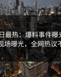 Pixiv今日最热：爆料事件曝光，圈内人现场曝光，全网热议不断