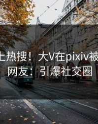 速看冲上热搜！大V在pixiv被爆真相，网友：引爆社交圈