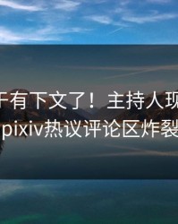 内幕终于有下文了！主持人现身回应，pixiv热议评论区炸裂