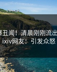 网红又爆丑闻！清晨刚刚流出热点，pixiv网友：引发众怒