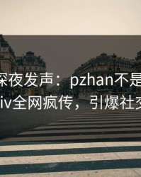 当事人深夜发声：pzhan不是我干的！pixiv全网疯传，引爆社交圈