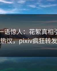 神秘人一语惊人：花絮真相引发全网热议，pixiv疯狂转发