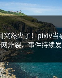 本周丑闻突然火了！pixiv当事人居然全网炸裂，事件持续发酵