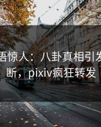 网红一语惊人：八卦真相引发刷屏不断，pixiv疯狂转发
