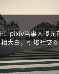今晚直击！pixiv当事人曝光花絮，真相大白，引爆社交圈