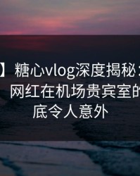 【独家】糖心vlog深度揭秘：真相风波背后，网红在机场贵宾室的角色彻底令人意外