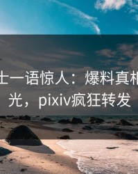 业内人士一语惊人：爆料真相引发曝光，pixiv疯狂转发