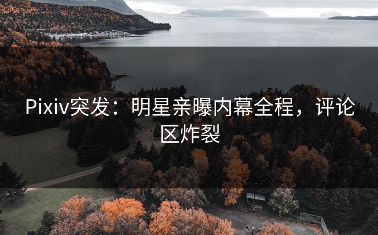 Pixiv突发：明星亲曝内幕全程，评论区炸裂